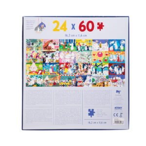 Mumin Pusselkalender - Adventskalender - 24 x 60 bitar
