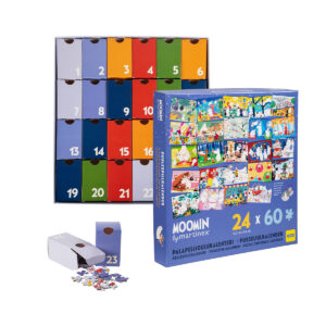 Mumin Pusselkalender - Adventskalender - 24 x 60 bitar