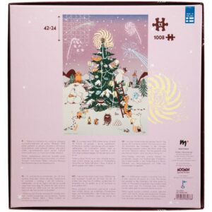 Mumin Pusselkalender - Adventskalender - Julgran, 1008 bitar