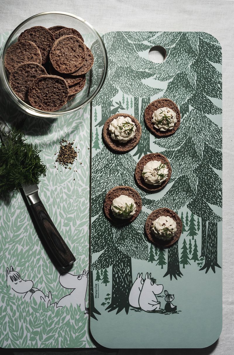 Mumin Skär- och Serveringsbräda - I Skogen