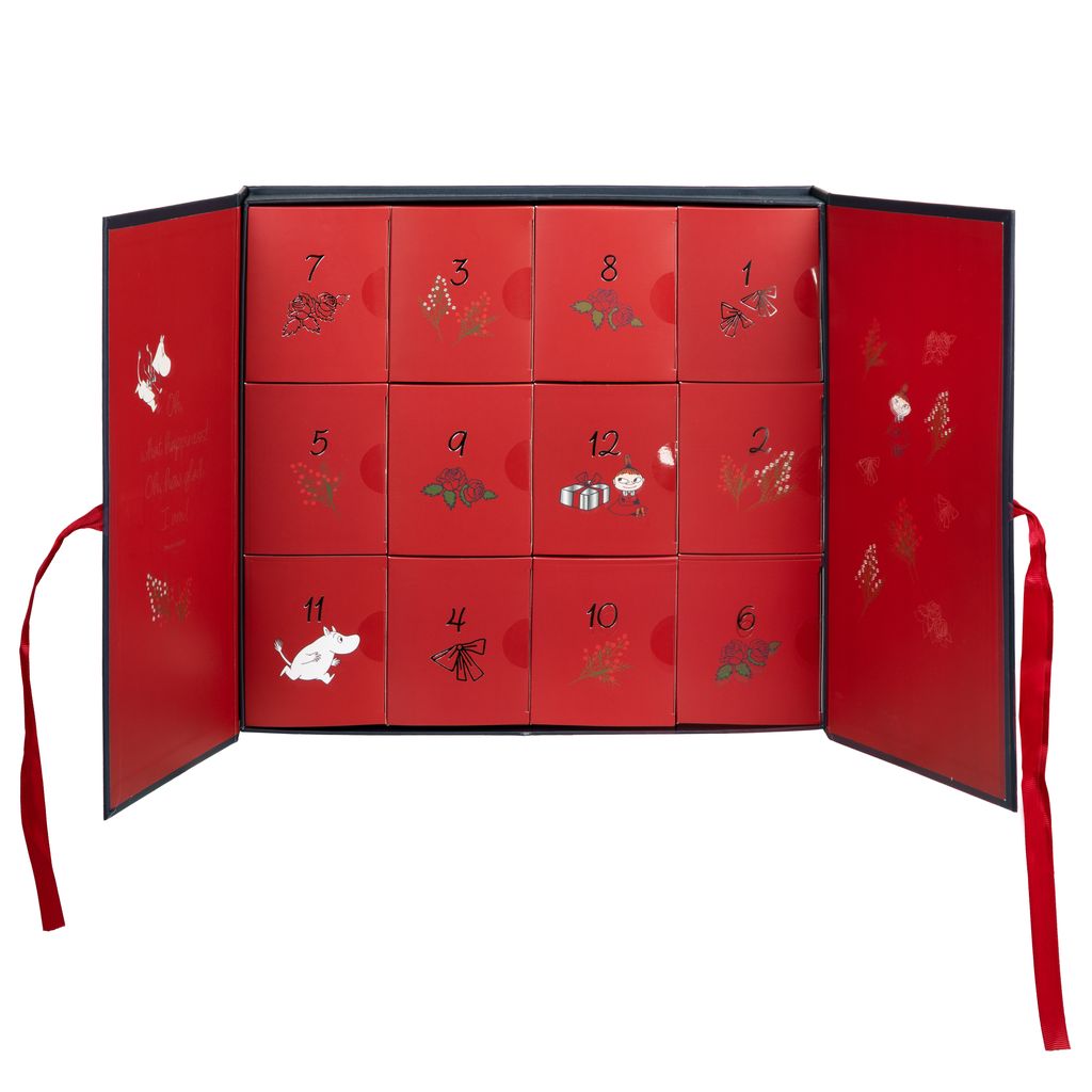 Mumin Strumpjulkalender - Adventskalender med 12 strumpor