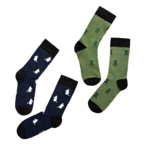 Mumin Strumpor 2-pack - Vänner – Gåvoset, Storl. 42-46
