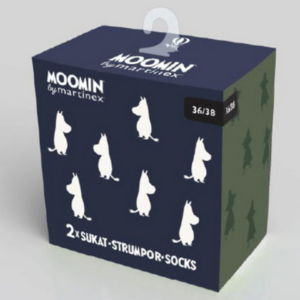 Mumin Strumpor 2-pack - Vänner – Gåvoset, Storl. 42-46
