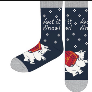 Mumin Strumpor - Let it Snow, Flera Storlekar