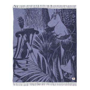 Mumin Ullpläd - 130 x 170 cm - Mystikens Skog