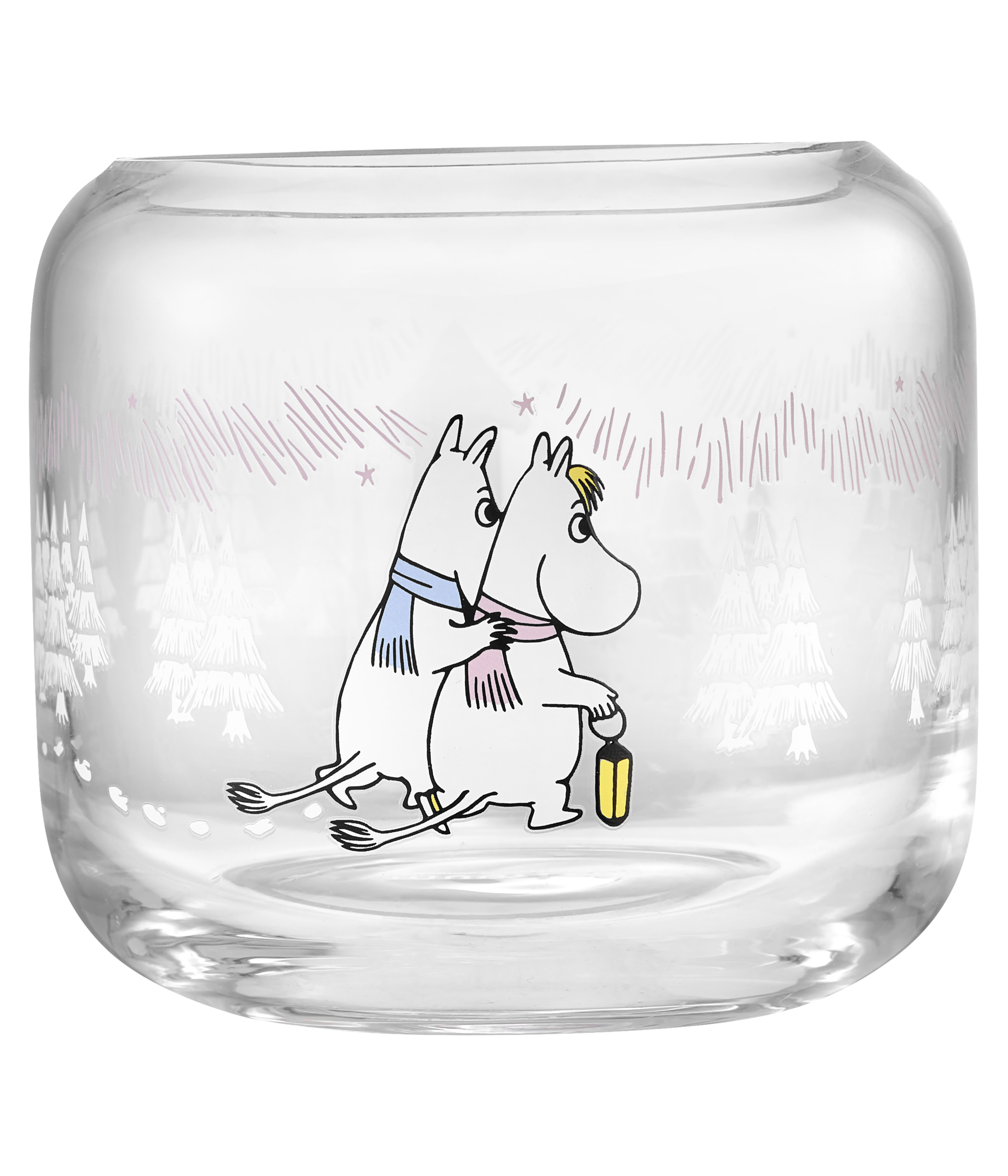 Mumin Värmeljushållare - Frostig Vinterdag