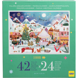 Pusselkalender – Julmarknad, 1008 bitar