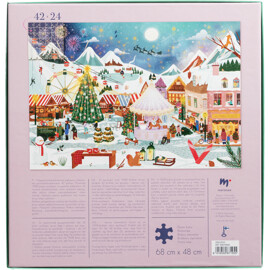 Pusselkalender – Julmarknad, 1008 bitar