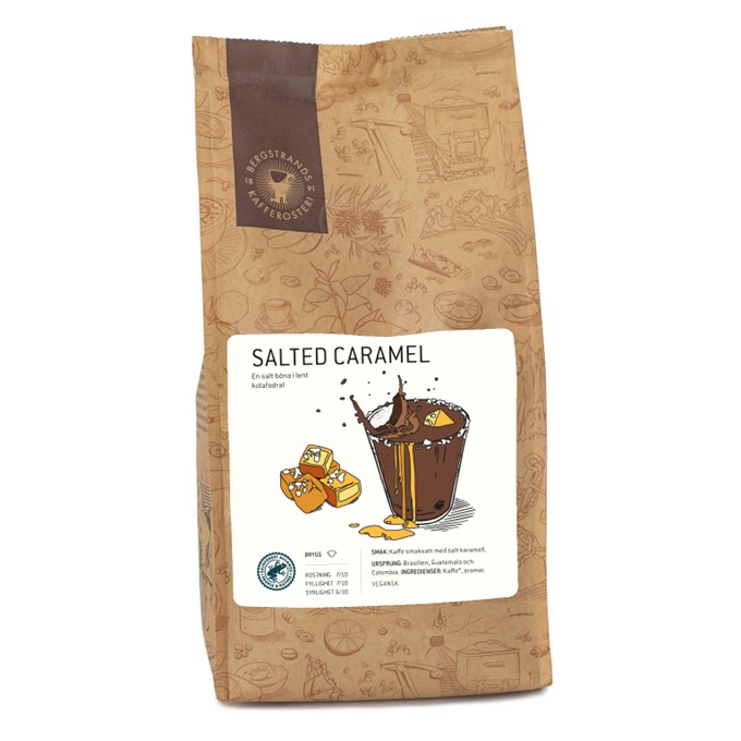 Smaksatt Kaffe - Salt Karamell - Bergstrands Kafferosteri